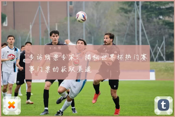 专访购票专家：揭秘世界杯热门赛事门票的获取渠道