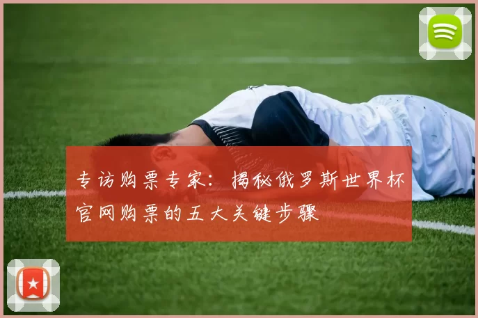 专访购票专家:揭秘俄罗斯世界杯官网购票的五大关键步骤