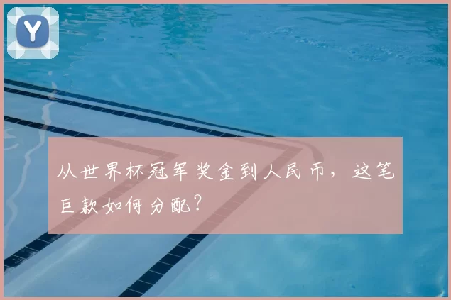 从世界杯冠军奖金到人民币,这笔巨款如何分配?