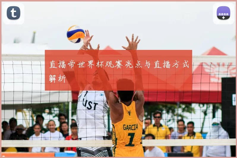 直播帝世界杯观赛亮点与直播方式解析
