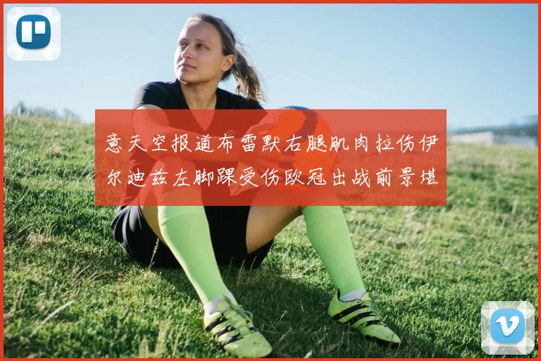 意天空报道布雷默右腿肌肉拉伤伊尔迪兹左脚踝受伤欧冠出战前景堪忧