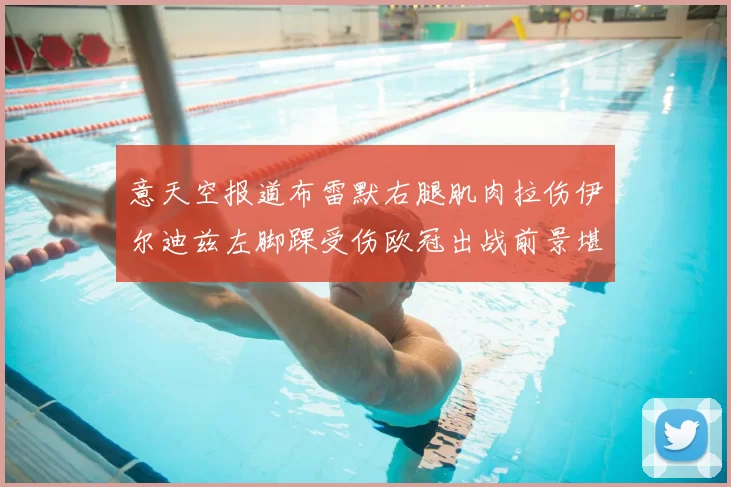 意天空报道布雷默右腿肌肉拉伤伊尔迪兹左脚踝受伤欧冠出战前景堪忧